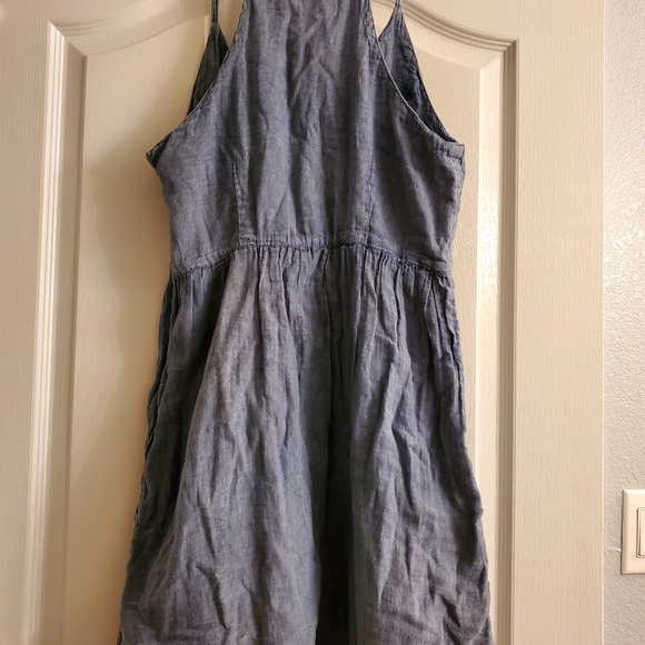Chambray Embroidered Sun Dress - Picture 4 of 4